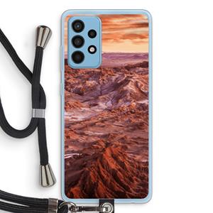 CaseCompany Mars: Samsung Galaxy A52 Transparant Hoesje met koord