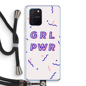 CaseCompany GRL PWR: Samsung Galaxy Note 10 Lite Transparant Hoesje met koord