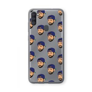 CaseCompany Drake Away: Samsung Galaxy A11 Transparant Hoesje