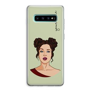 CaseCompany Pop-Art Creator: Samsung Galaxy S10 Plus Transparant Hoesje