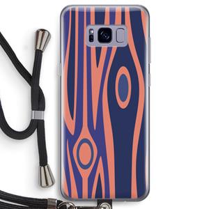CaseCompany Bast A: Samsung Galaxy S8 Transparant Hoesje met koord