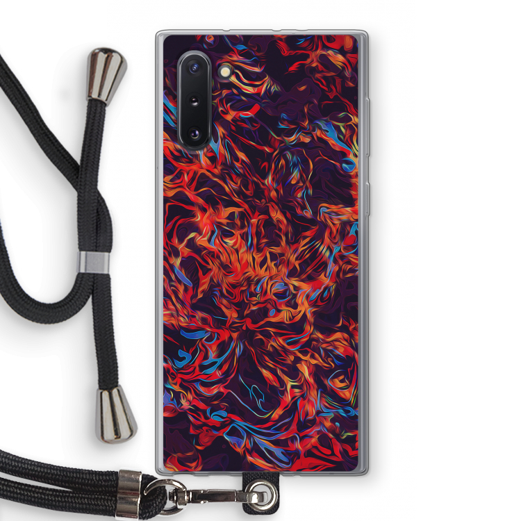 CaseCompany Lucifer: Samsung Galaxy Note 10 Transparant Hoesje met koord