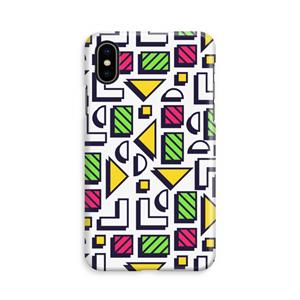 CaseCompany 8-bit N°4: iPhone Xs Volledig Geprint Hoesje