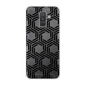 CaseCompany Geometrisch patroon: Samsung Galaxy A6 Plus (2018) Transparant Hoesje