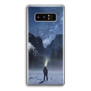 CaseCompany Wanderlust: Samsung Galaxy Note 8 Transparant Hoesje