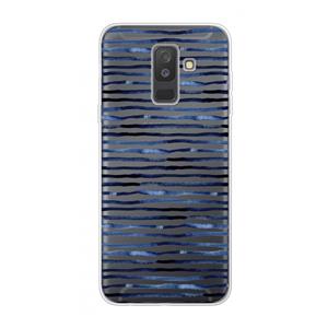 CaseCompany Verrassende lijnen: Samsung Galaxy A6 Plus (2018) Transparant Hoesje