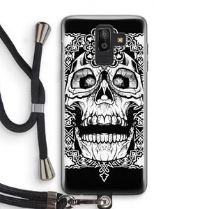 CaseCompany Seek & Destroy: Samsung Galaxy J8 (2018) Transparant Hoesje met koord