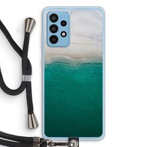 CaseCompany Stranded: Samsung Galaxy A52 Transparant Hoesje met koord