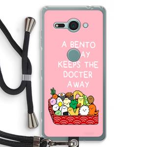 CaseCompany Bento a day: Sony Xperia XZ2 Compact Transparant Hoesje met koord