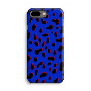 CaseCompany Blue Leopard: iPhone 7 Plus Tough Case