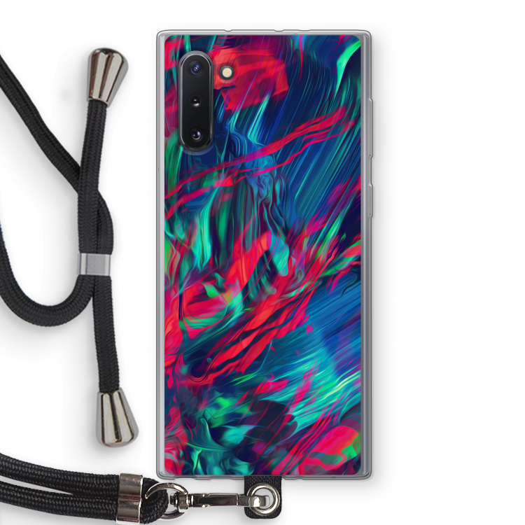 CaseCompany Pilgrims Of The Sea: Samsung Galaxy Note 10 Transparant Hoesje met koord