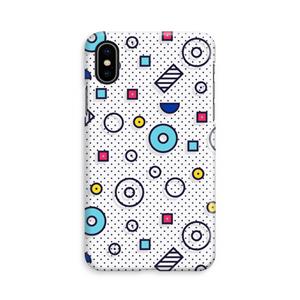 CaseCompany 8-bit N°9: iPhone Xs Volledig Geprint Hoesje