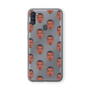 CaseCompany Kanye Call Me℃: Samsung Galaxy A11 Transparant Hoesje