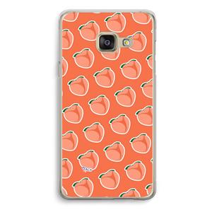 CaseCompany Just peachy: Samsung A3 (2017) Transparant Hoesje