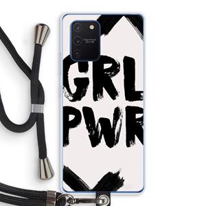 CaseCompany Girl Power #2: Samsung Galaxy Note 10 Lite Transparant Hoesje met koord