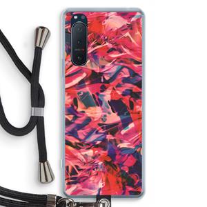 CaseCompany California: Sony Xperia 5 II Transparant Hoesje met koord