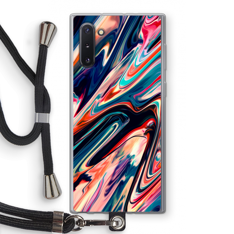 CaseCompany Quantum Being: Samsung Galaxy Note 10 Transparant Hoesje met koord