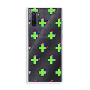 CaseCompany 8-bit N°10: Samsung Galaxy Note 10 Plus Transparant Hoesje