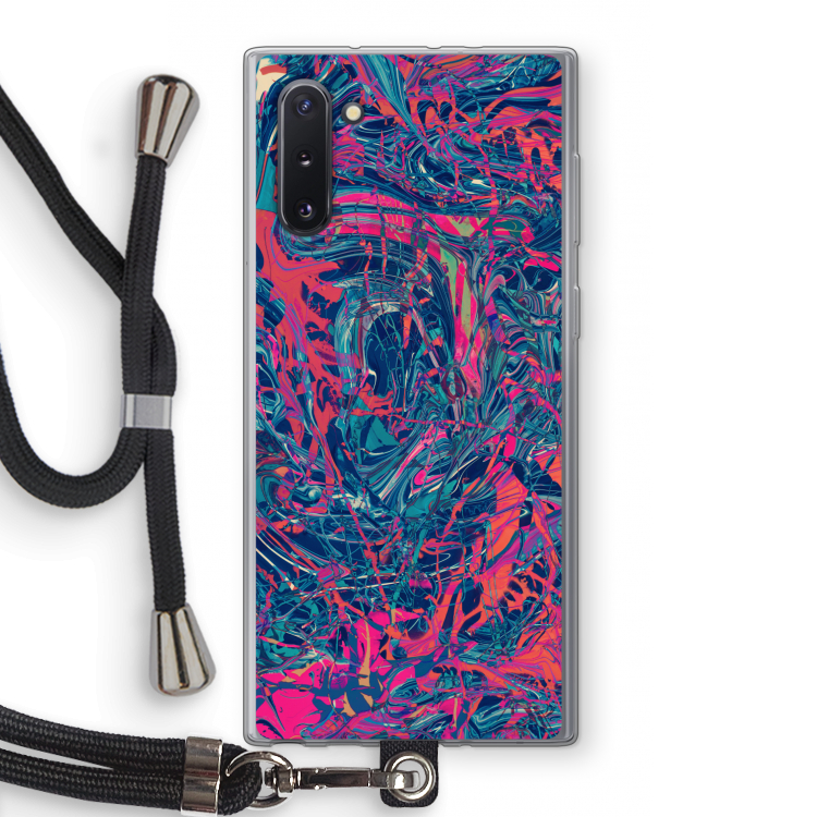 CaseCompany Sleeping Dreams: Samsung Galaxy Note 10 Transparant Hoesje met koord
