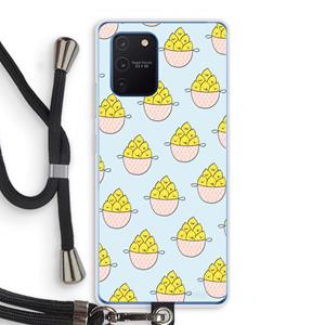 CaseCompany Citroenen: Samsung Galaxy Note 10 Lite Transparant Hoesje met koord