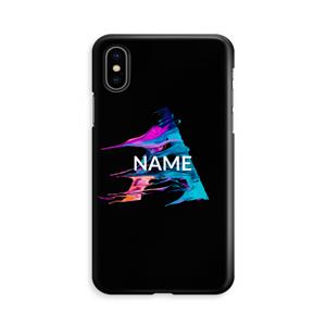 CaseCompany Abstract Spectrum: iPhone Xs Volledig Geprint Hoesje