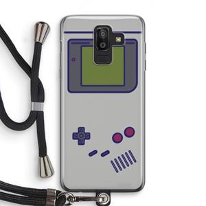 CaseCompany Game On: Samsung Galaxy J8 (2018) Transparant Hoesje met koord