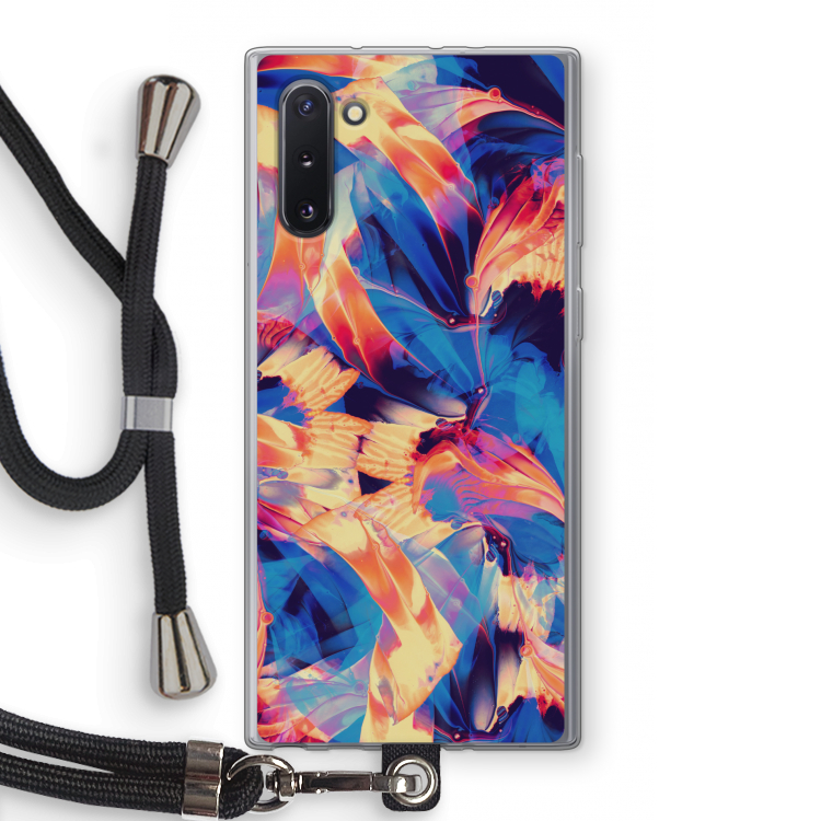 CaseCompany Tuesday Night: Samsung Galaxy Note 10 Transparant Hoesje met koord
