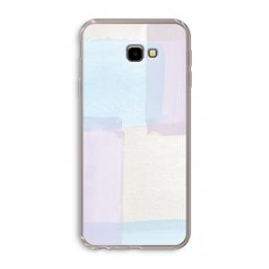 CaseCompany Square pastel: Samsung Galaxy J4 Plus Transparant Hoesje