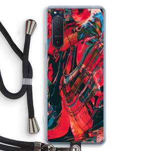 CaseCompany Endless Descent: Sony Xperia 5 II Transparant Hoesje met koord