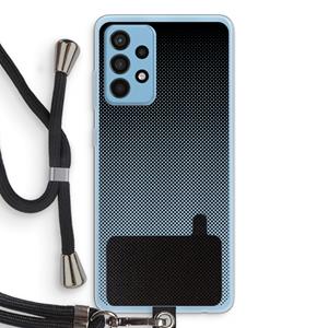 CaseCompany Musketon Halftone: Samsung Galaxy A52 Transparant Hoesje met koord