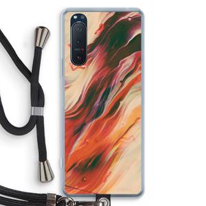 CaseCompany Forgotten Lands: Sony Xperia 5 II Transparant Hoesje met koord