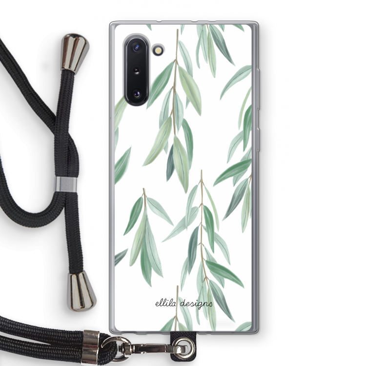 CaseCompany Branch up your life: Samsung Galaxy Note 10 Transparant Hoesje met koord