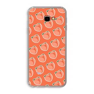 CaseCompany Just peachy: Samsung Galaxy J4 Plus Transparant Hoesje