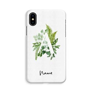 CaseCompany Green Brush: iPhone Xs Volledig Geprint Hoesje