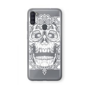 CaseCompany Seek & Destroy: Samsung Galaxy A11 Transparant Hoesje