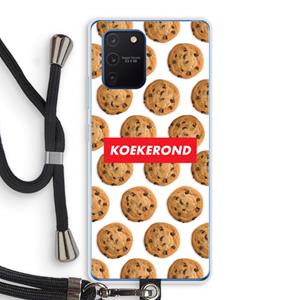 CaseCompany Koekerond: Samsung Galaxy Note 10 Lite Transparant Hoesje met koord