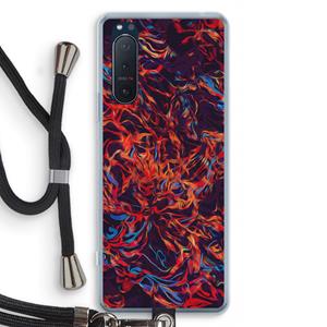 CaseCompany Lucifer: Sony Xperia 5 II Transparant Hoesje met koord