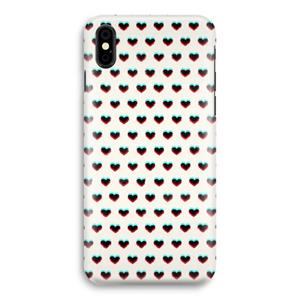 CaseCompany Hartjes: iPhone X Volledig Geprint Hoesje