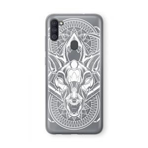 CaseCompany Oh Deer: Samsung Galaxy A11 Transparant Hoesje