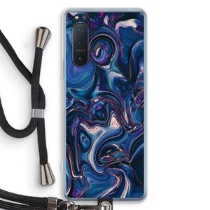 CaseCompany Mirrored Mirage: Sony Xperia 5 II Transparant Hoesje met koord