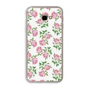 CaseCompany Kleine roosjes: Samsung Galaxy J4 Plus Transparant Hoesje