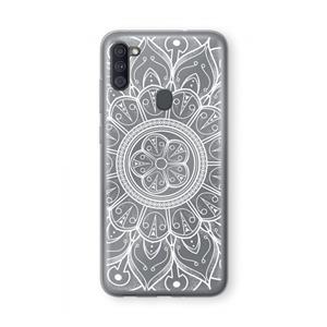 CaseCompany Roses Are Red: Samsung Galaxy A11 Transparant Hoesje