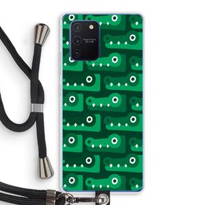 CaseCompany Crocs: Samsung Galaxy Note 10 Lite Transparant Hoesje met koord