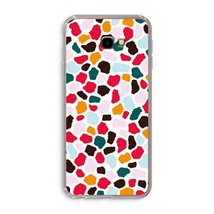 CaseCompany Colored Giraffe: Samsung Galaxy J4 Plus Transparant Hoesje