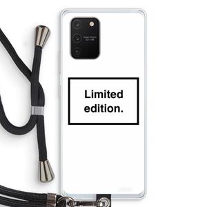 CaseCompany Limited edition: Samsung Galaxy S10 Lite Transparant Hoesje met koord
