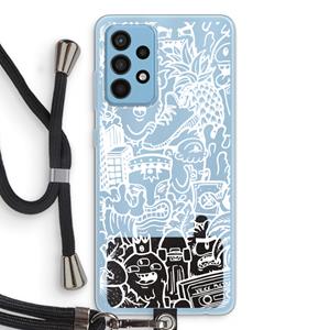 CaseCompany Vexx Mixtape #2: Samsung Galaxy A52 Transparant Hoesje met koord