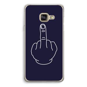 CaseCompany F**k U: Samsung A3 (2017) Transparant Hoesje
