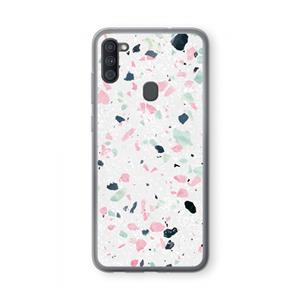 CaseCompany Terrazzo N°3: Samsung Galaxy A11 Transparant Hoesje