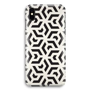 CaseCompany Crazy pattern: iPhone X Volledig Geprint Hoesje