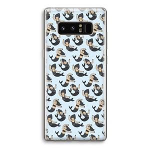 CaseCompany Zeemeermin: Samsung Galaxy Note 8 Transparant Hoesje